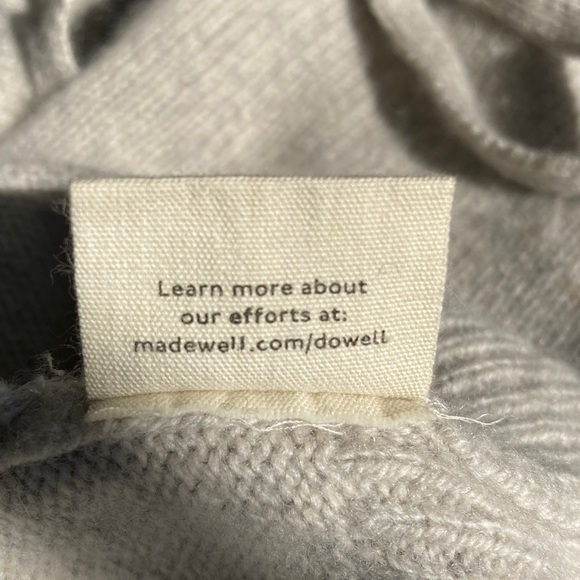 Madewell Allendale Cashmere Hoodie Sweater - Picture 9 of 11